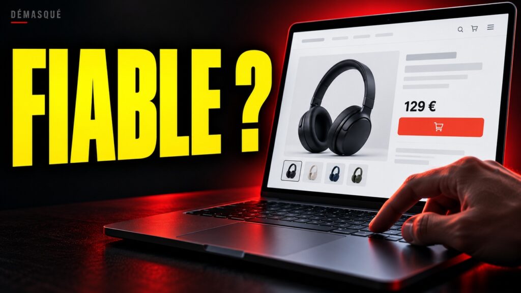 Illustration Démasqué : vérifier si une boutique en ligne est fiable avant d’acheter.